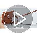 LOUKAYCCI 2 Kit Mini Bag Leather Shoulder Strap and Felt Purse Organizer Insert for Longchamp mini XS Bag Punch-Free Adjustable Buckle Design（Beige & Strap） - 7