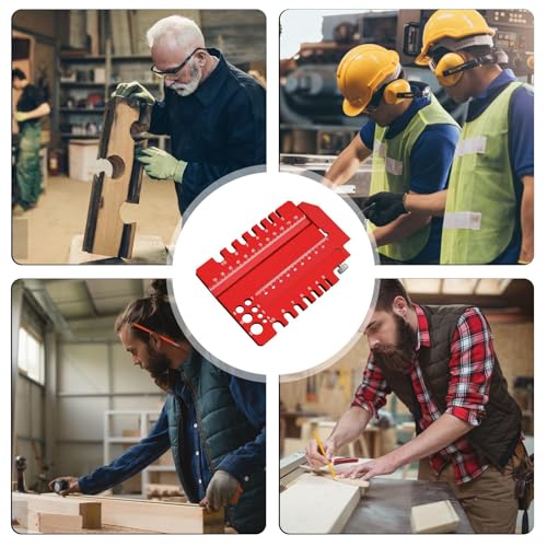 Gabarit à mortaise et tenon pour menuiserie et marquage de précision - 4