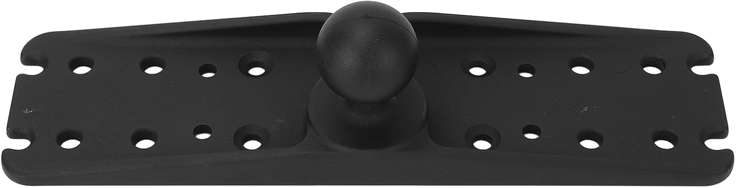 Pilipane Fish Finder Mounting Plate Universal Marine Grade Aluminum Alloy 1.5in Ball Mounting Plate for GPS Plotters and Fish Finders Durable Saltwater for Boats and Fishing