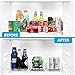 BingoHive 1 Unidades de Organizador de latas de refresco Ajustable de Ancho Transparente para refrigerador Imagen de BingoHive 1 Unidades de Organizador de latas de refresco Ajustable de Ancho Transparente para refrigerador