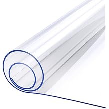 Balcony Restaurant Hallway,Vinyl Roll Transparent Hard Floors Protector - Long 8m/7m/6m/5m/4m/3m/2m/1m Eco-Friendly Plastic Bath Rugs0.9x1m/3x3.3ft