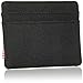 Herschel unisex adult Charlie Rfid Wallet, Black/Black, One Size US