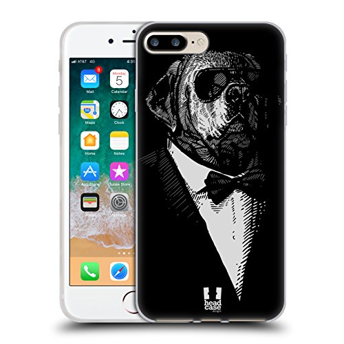 Coque en Gel Chien Animaux Compatible MagSafe iPhone 7/8 Plus