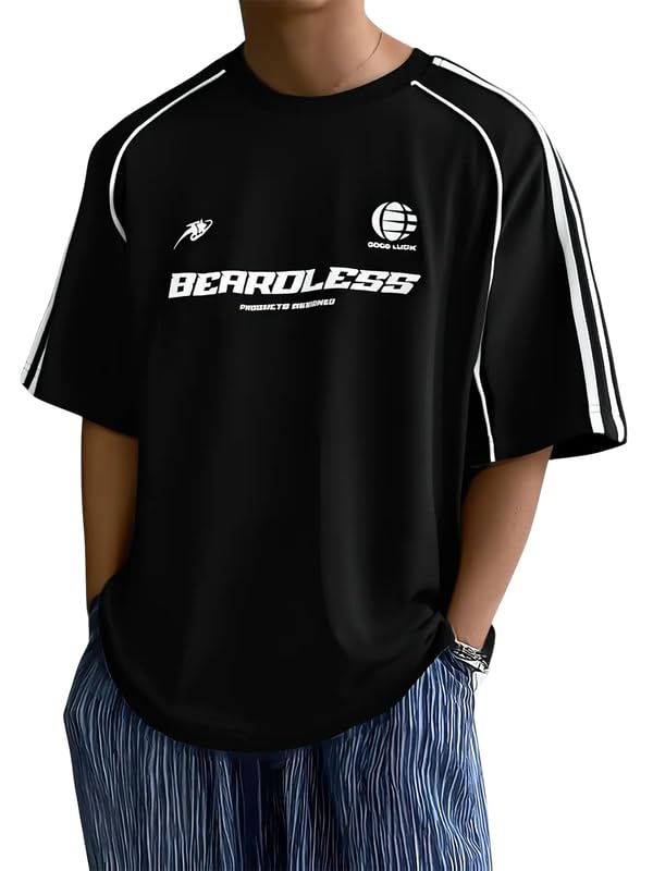 Imsa Moda Men’s Polycotton Relax Fit Round Neck T‑Shirt – 70% Off, Soft Casual & Gym Wear
