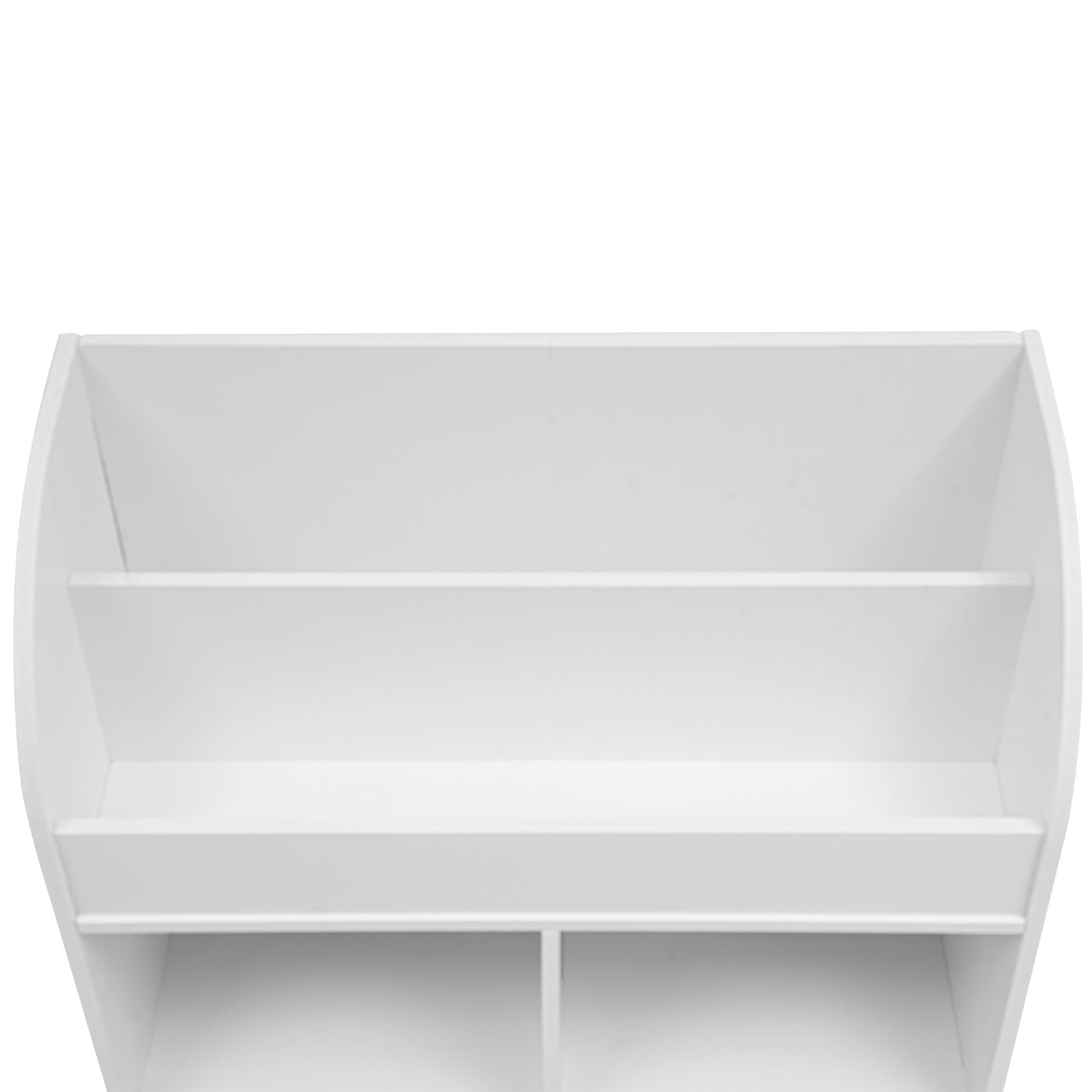 Przechowywanie zabawek dla dzieci, organizer na zabawki z 4 półkami i 2 otwartymi półkami, regał do pokoju dziecięcego, regał na zabawki do salonu, sypialni, 67 x 30 x 89,2 cm