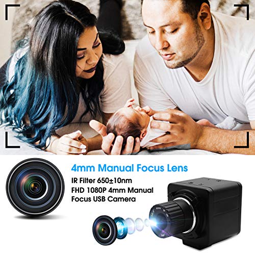 Caméra USB USBFHD01M avec objectif manuel 4mm pour vision industrielle - 5