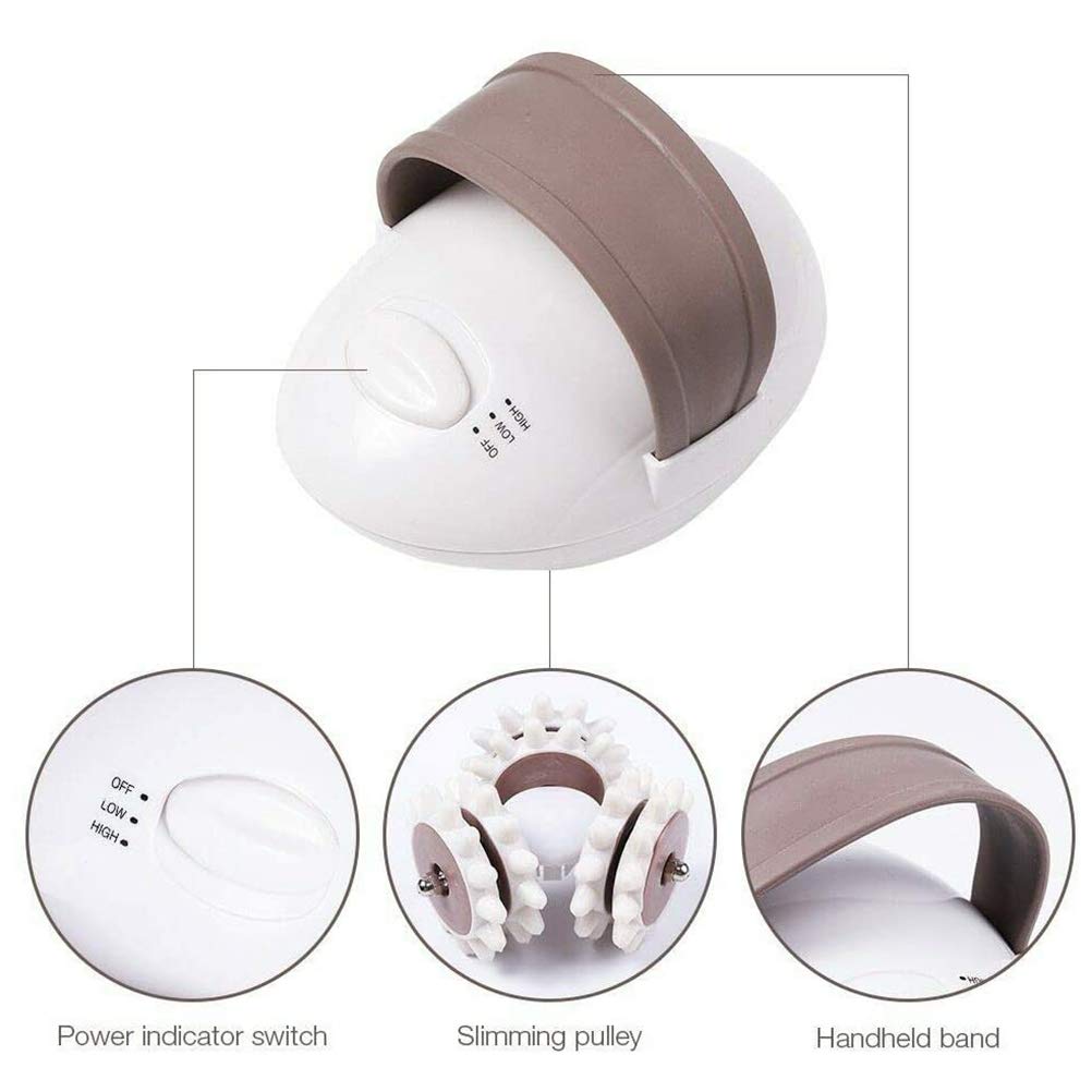 Masajeador de celulitis, 3D, mini masajeador completo del cuerpo, tratamiento de pérdida de peso, recogida de grasa, rodillo motorizado que reduce el dispositivo de masaje