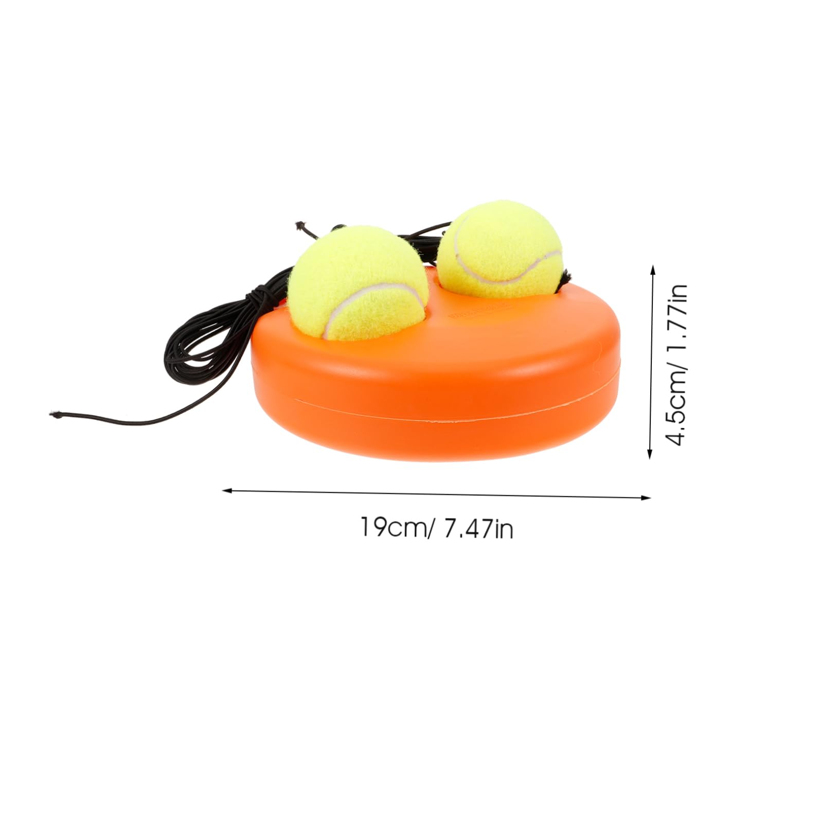 VICASKY 1 Set Tennis Training Tool Beginner Training Base with Balls Swing Rhythm and Speed Durable Design for Daily Practice for Athletes and Outdoor Use