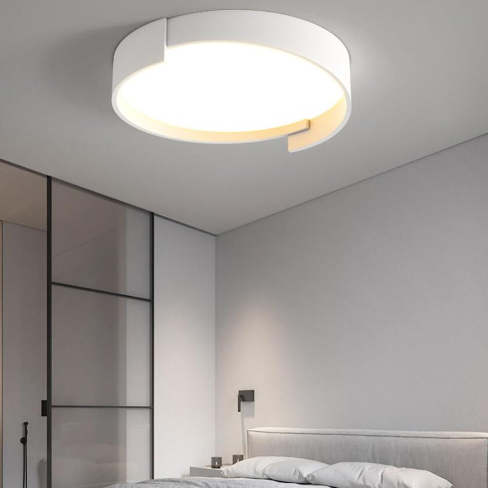 Luces LED Empotradas De Techo Con Luz Blanca Diurna De 6000 K Luminaria Circular Minimalista De Fácil Instalación Lámpara De Techo Con Panel De Protección Ocular Para Interiores Para Cocina