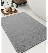 YIHOUSE Bathroom Rugs Mat 16x24, Non Slip Quick Dry Bath Mats for Bathroom Absorbent Ultra Thin B...