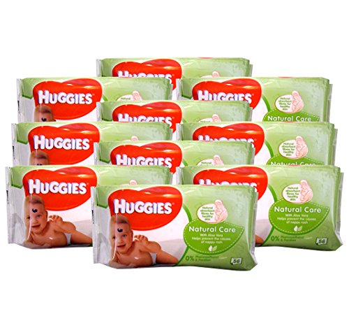 Huggies Refill Wipes, Aloe, 56 Count (Pack Of 10)