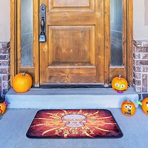 Vanproo Halloween Decorative Doormat, 15.7 x 23.6 Inch Halloween Anti-Slip Floor Front Door Mats Indoor Door Mat Welcome Mat for Kitchen Halloween Decor (B)