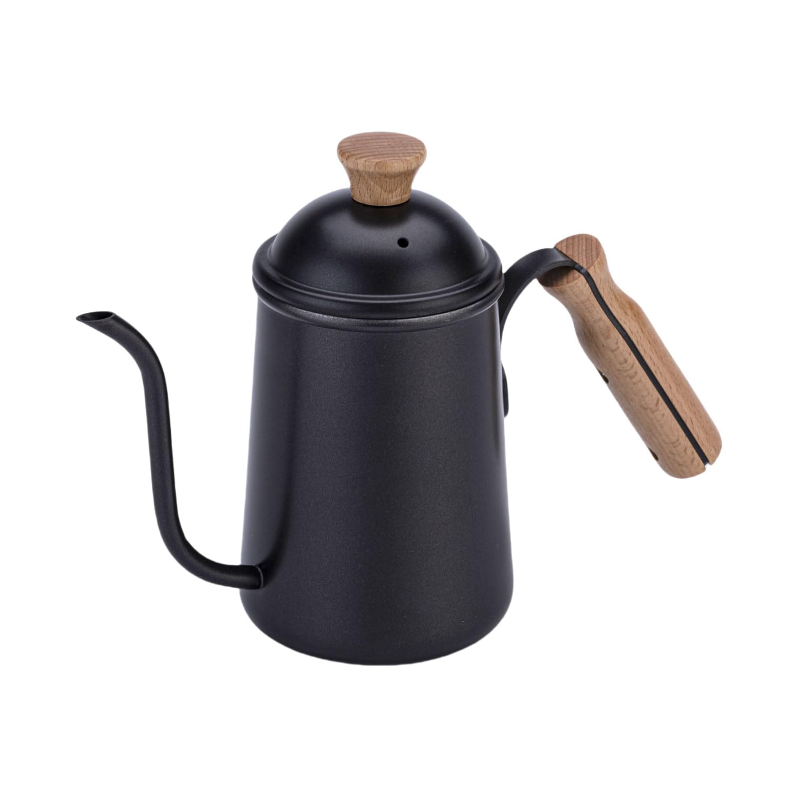 Buxuaaaa Gooseneck Coffee Pots Stainless Steels Pours Over Kettle Hand Dripping Coffee Heat Water Pots Hand Brewing Brewing Dripping Heat Water with Lid