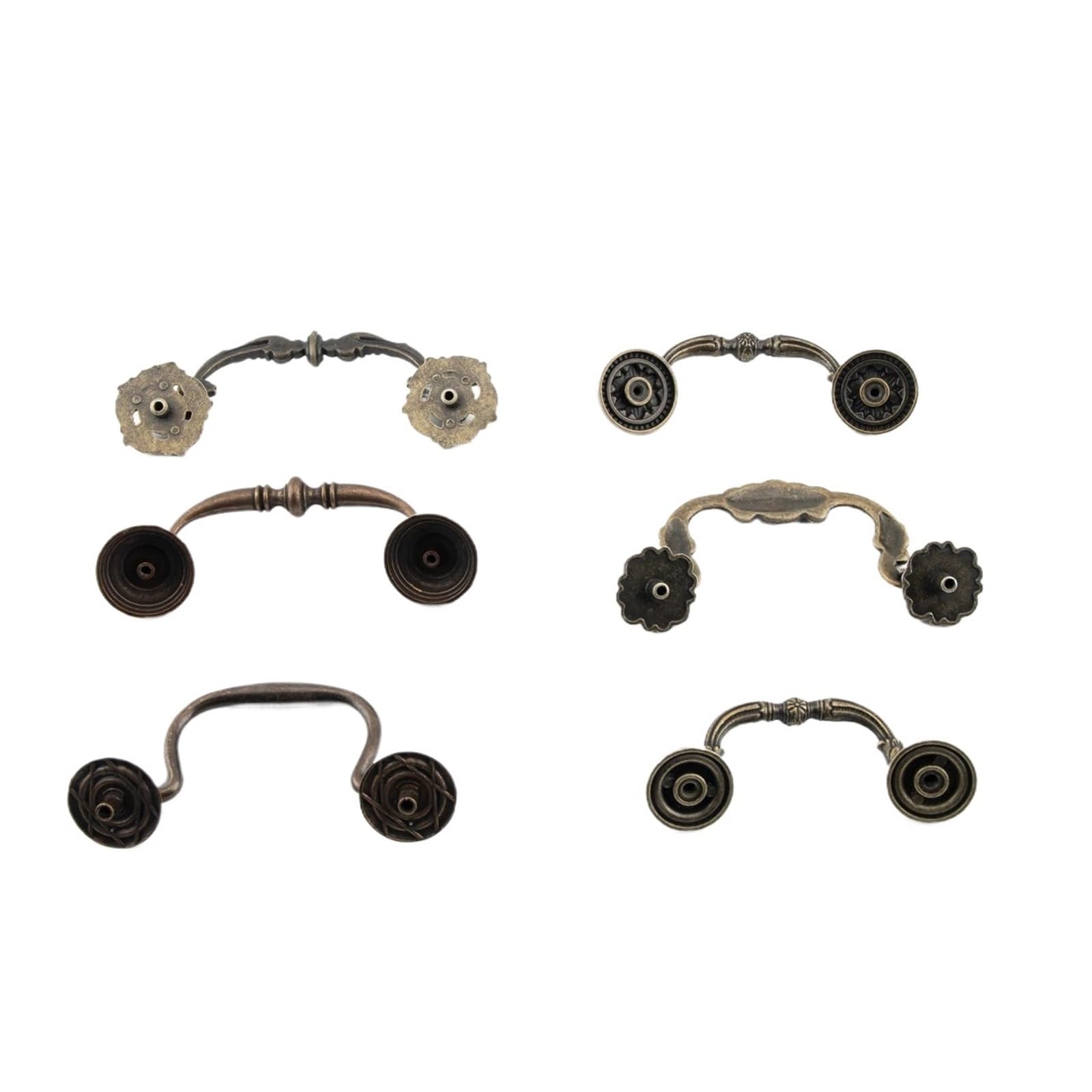 Pomos para Muebles, 8 Unidades, para Armario de Cocina, cajón, mesita de Noche, Armario, Mueble, Puerta, cómoda (8159-100) (8165 90)