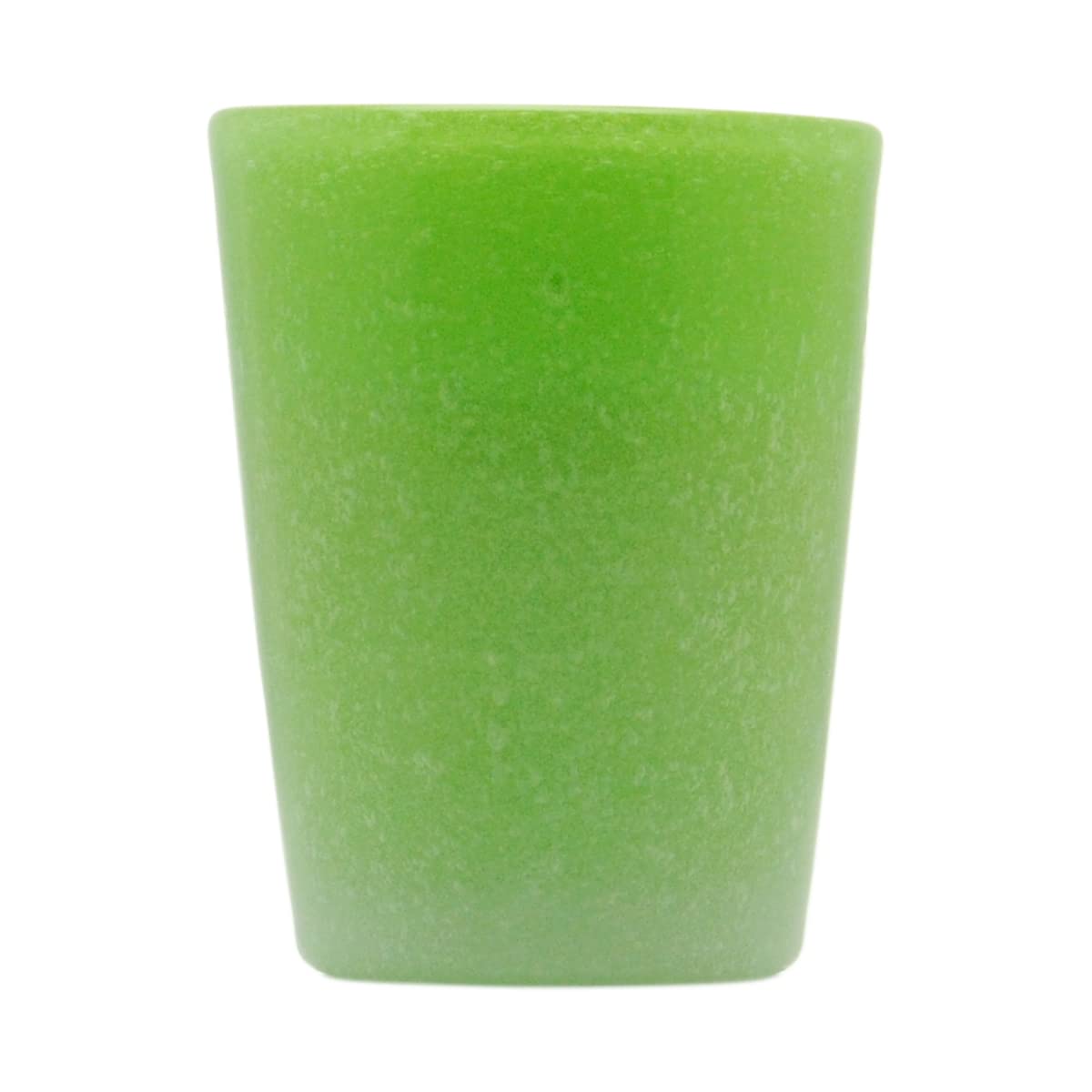 Memento Set 6 Bicchieri da Acqua in Vetro Colorato Fantasia Giada Cilindrica 310ml