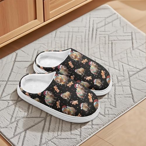 JoyLamoria Slippers for Women Soft House Shoes Casual Slip on Home Size 4-104