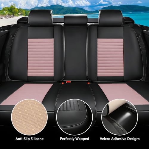 Image of Seat Covers Full Set Fit for Saturn ION 2003-2010,Blackpink