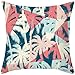 Hoisy Dekoracyjne poszewki na poduszki, urocze dekoracyjne poszewki na poduszki, wzór drzewa, różowo-zielony, rozmiar 40 x 40 cm