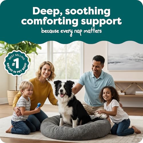 Furhaven 36" Calming Donut Dog Bed