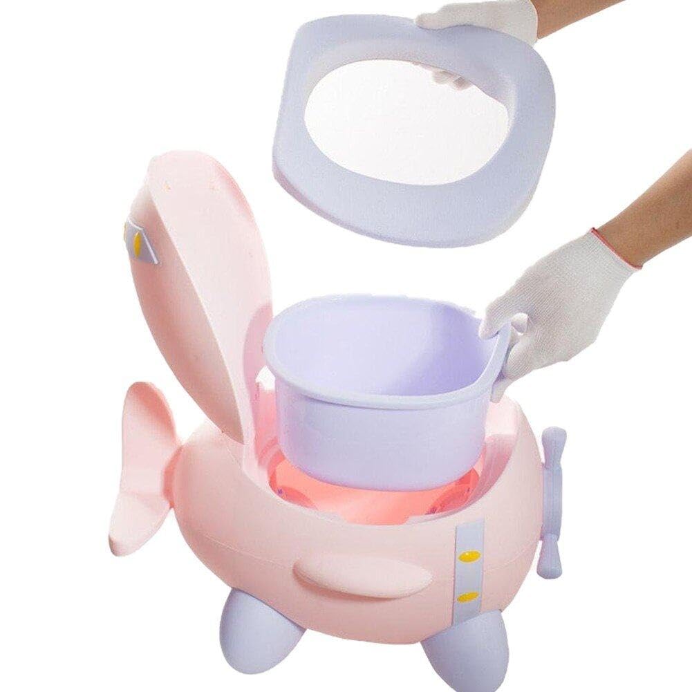 Siège de toilettes d'entraînement portable et amusant pour enfants