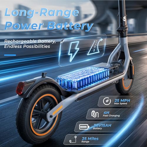 Image of Electric Scooter - Electric Scooter Adults, 1200W /1000W /500W Motor, 28 /24 /21 /18 MPH Top Speed,28 /21 Miles Max Range, APP Control, Double Braking Systems, 10 inch /8.5 inch Tire, Foldable E-Scooter