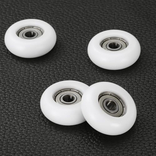 uxcell 8Pcs Ball Bearing Guide 6x32x11mm Double Shielded Chrome Steel Bearings Rolling Wheel for Total Gym Parts, White by uxcell - Used condition - Image 6