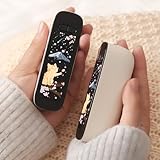 【Poco'ce雜誌紹介·2025新登場】充電式カイロ LEDデジタル 大容量10,000mAh マグネット分離式 電気カイロ 3秒急速発熱 6段階温度調節 360°全面発熱 超軽量 急速充電 便利グッズ 持ち運びやすい クリスマスプレゼント 通勤 通学 釣り アウトドア用 寒さ対策 PSE認証済 (白色)