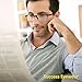 Reading Glasses 3 Pair Stylish Quality Readers Spring Hinge Glasses for Reading for Men and Women +1.75