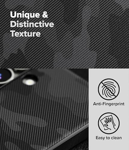 Image of Ringke Onyx Compatible with Samsung Galaxy S25 Case Cover Rugged Flexible Durable Anti-Slip TPU Protection Shockproof S25 Back Cover - Camo Black
