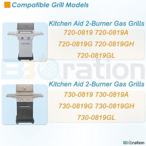 Image of Replacement Kit for Kitchen Aid 2-Burner Gas Grill 720-0819 720-0819G