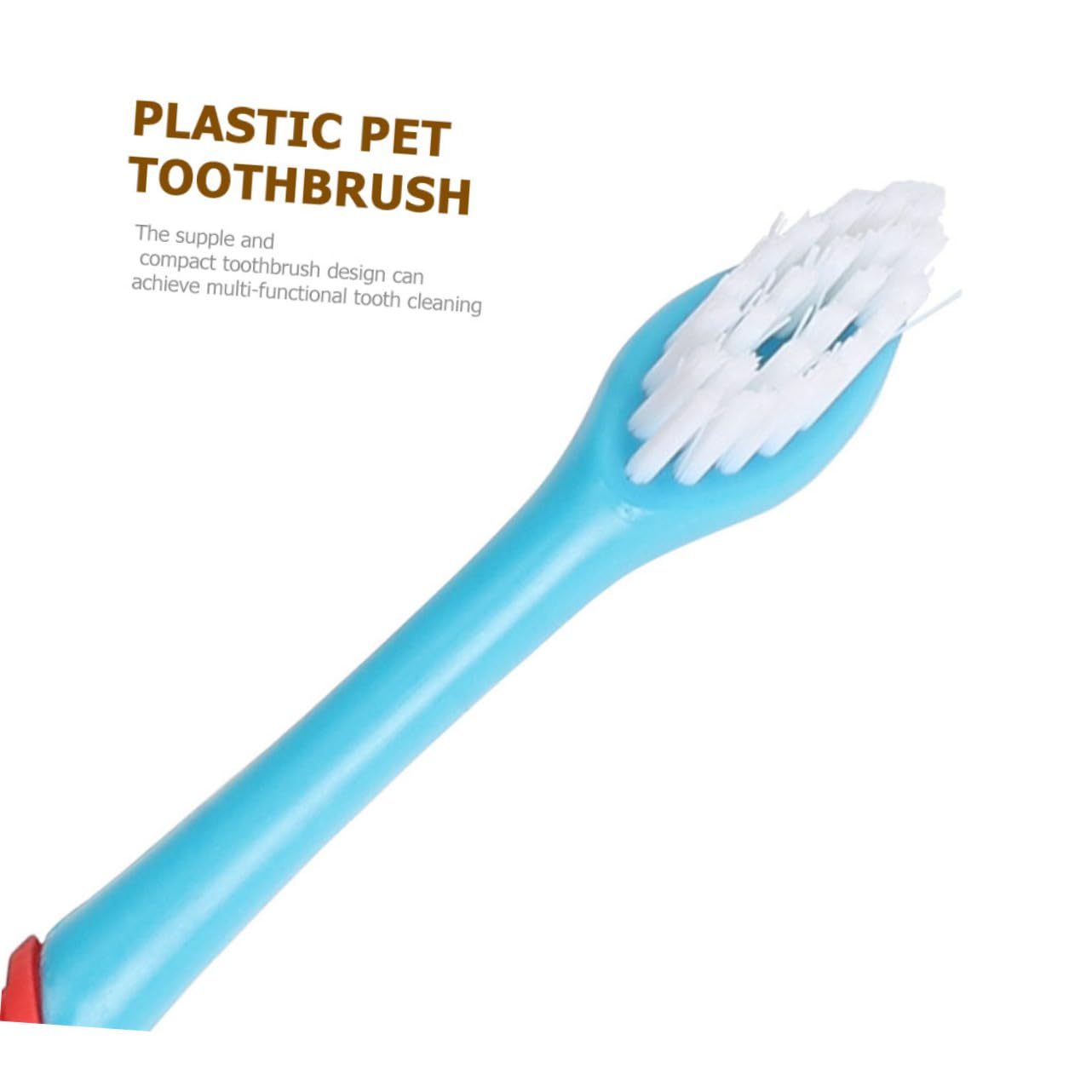 BESPORTBLE 12pièces Brosse à Dents Pour Chiens à Double Tête Brosse à Dents Souple Pour Chiots Et Outil De Soins Dentaires Pour Animaux De Compagnie