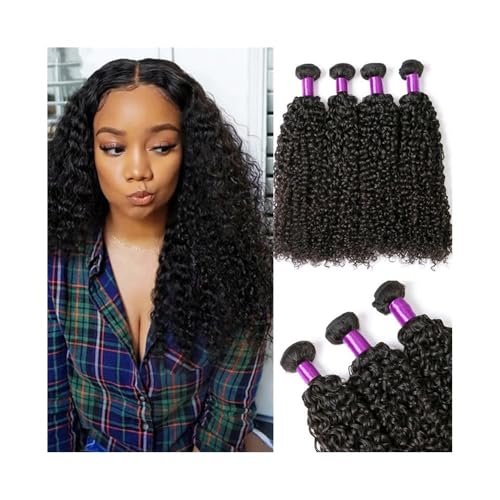 Faisceaux de cheveux indiens bouclés pour coiffure protectrice quotidienne