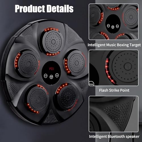 Image of Drumstone 𝟏𝟓 𝐘𝐄𝐀𝐑 𝐆𝐔𝐀𝐑𝐀𝐍𝐓𝐄 Wall-Mounted Smart Bluetooth Music Boxing Trainer - Touchscreen Display, Home & Gym Punching Machine (𝐆𝐫𝐞𝐚𝐭 𝐈𝐧𝐝𝐢𝐚𝐧 𝐅𝐞𝐬𝐭𝐢𝐯𝐚𝐥 𝐃𝐞𝐚𝐥)