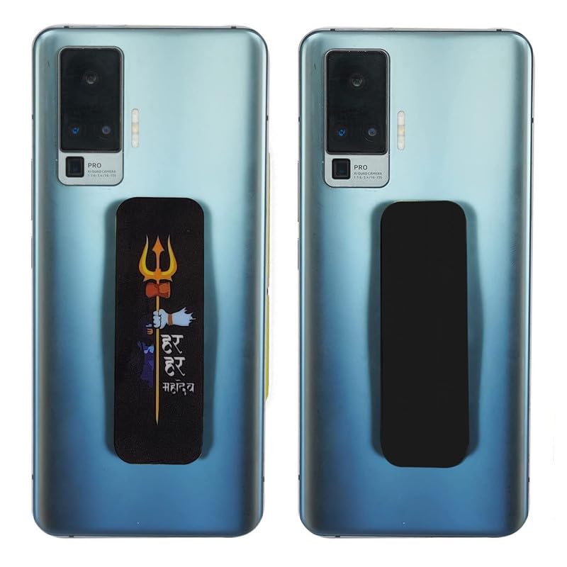 MO-GRIP Finger Grip Combo Selfie Holder & Mobile Stand Pack of 2 for iPhones & Android Smartphones - Black-Trisul-image-31