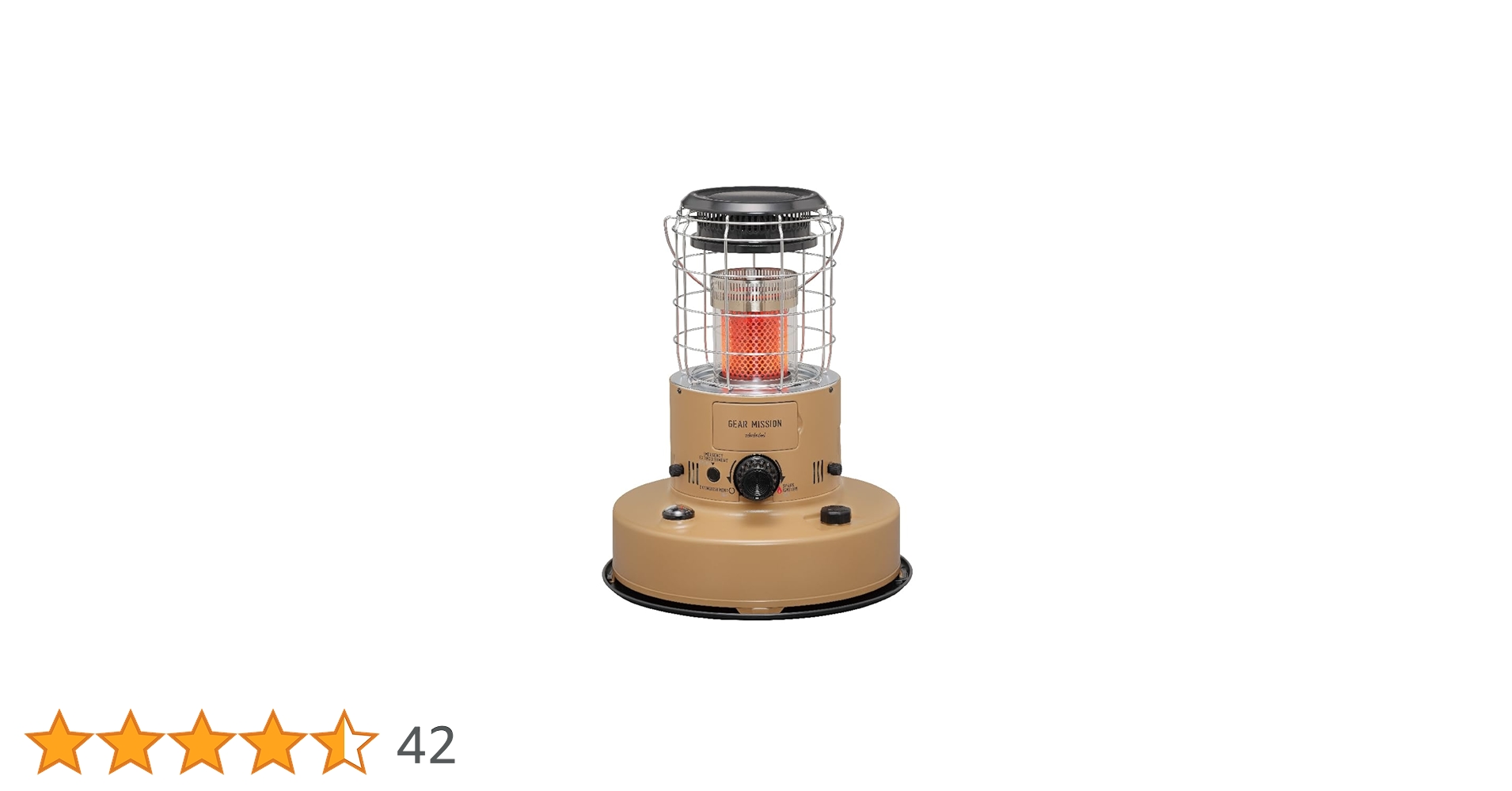 中古 GEAR MISSION RR-GER25G 石油ストーブ グリーン 中古 GEAR