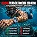 Imagen de NORTH EDGE Reloj de buceo con energía solar para mujer y hombre