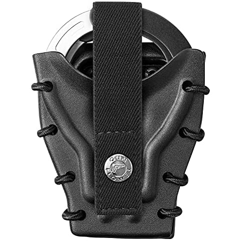 Kydex Handschellen-Etui, passend für ASP-Handschellen, Handschellen und Kettenhandschellen, MOLLE/Gürtelclip erhältlich, Strafverfolgungsmanschettenhalter, 4.5 cm, 5.1 cm und 5.2 cm Cover