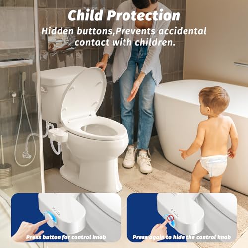 50% Off Self-Cleaning Bidet Toilet Seat Attachment