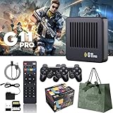 Retrowave G11 Pro, G11 Pro Konsole, 256gb Retro Konsole G11 Pro, Retro Wave -Das Original, Retro Game Console, G 11 Game Box Kon-sole,4K 100000 Spiele, with 4 Wireless Controllers (64G-mit 2 Griffen)
