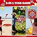 Spider Bean Bag Toss Game for Kids – 3-in-1 Cornhole Board Outdoor Toys for Toddlers, Family Fun Games for Beach & Yard, Birthday Easter Gifts for Ages 3 4 5 6 7 8-12 Year Old Boys Girl