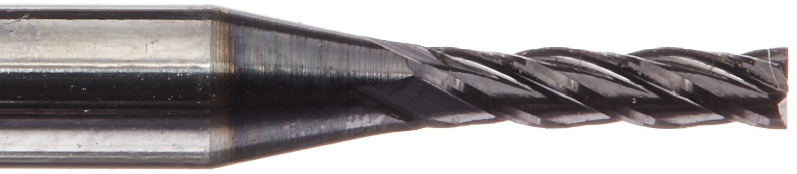 Kodiak Cutting Tools 1/32" Solid Carbide End Mill - 2 Flute, Coated, 1/8" Shank, USA Made - View #10