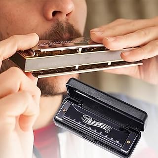 chiwanji Harmonica pour Enfants, Aides pédagogiques pour Harmonica à 10 Trous, Orgue à Bouche Pratique Portable à 20 Tons, Jouet de Jeu d’instruments de , Noir - Les Beatles, Paul McCartney, John Lennon, RIngo Starr, George Harrison chiwanji Harmonica pour Enfants, Aides pédagogiques pour Harmonica à 10 Trous, Orgue à Bouche Pratique Portable à 20 Tons, Jouet de Jeu d'instruments de , Noir – Image 2