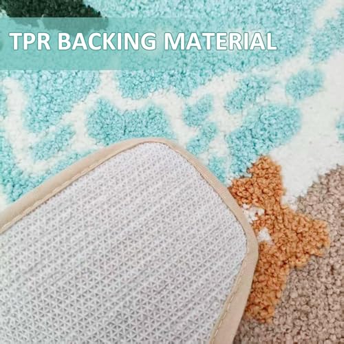 Tapis de bain crocodile ultra absorbant lavable machine et antidérapant - 5