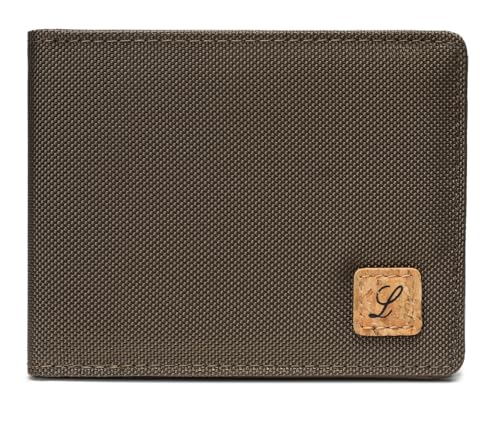 Image of Lanyani Minimalist Fabric Wallet Bifold RFID Blocking