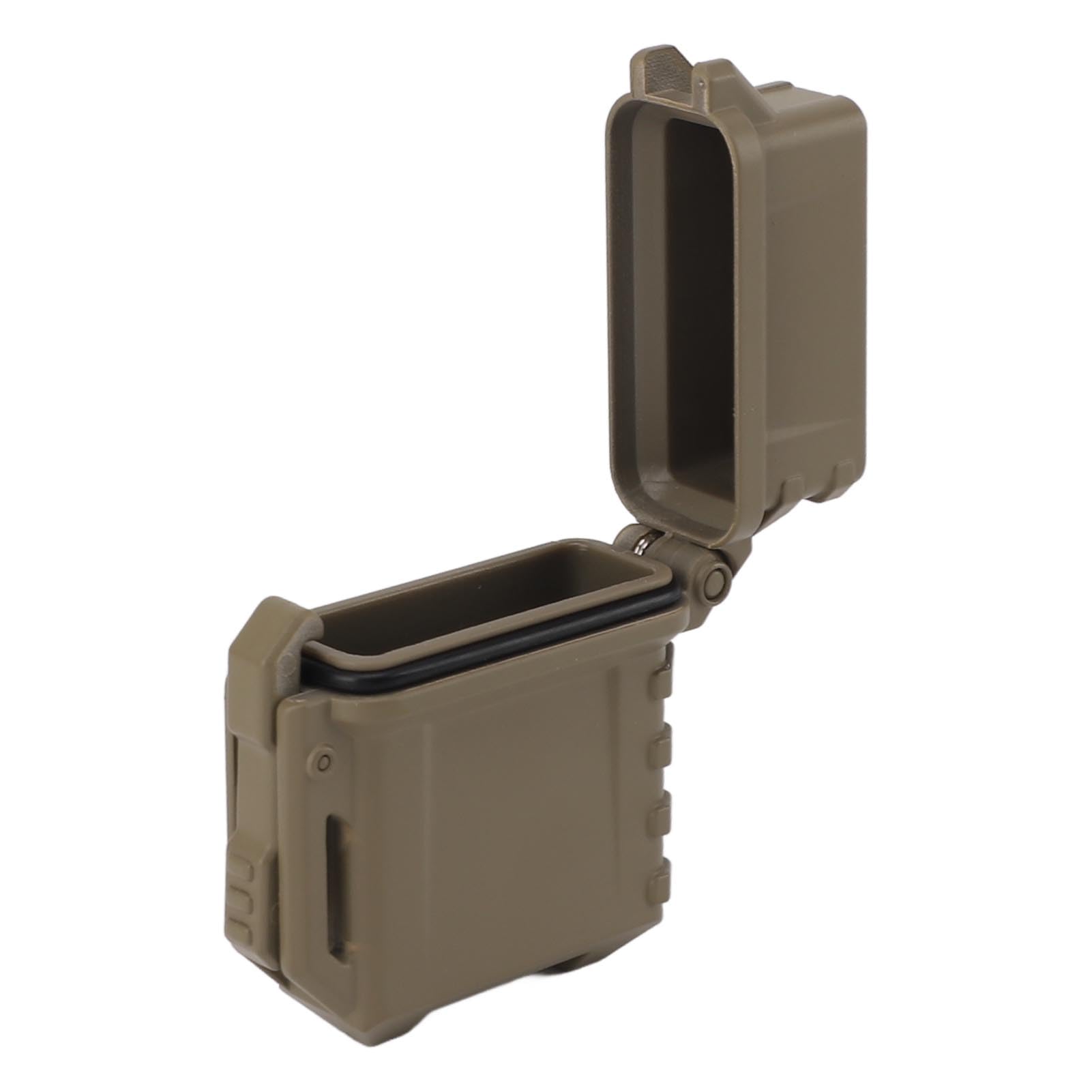 Étui à Briquet étanche Compact et Portable Construction en Nylon à Longue durée de Vie, Protection Contre l'huile, Les Rayures et la Chaleur S'enclenche sur Les Sacs Idéal pour (Khaki)