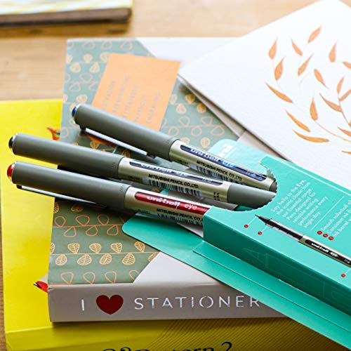 uni-ball UB-157 Eye Rollerball Pens. Premium Fine 0.7mm Ballpoint Tip for Super Smooth Handwriting Drawing, Art - Image 4