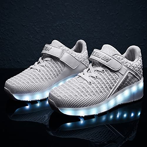 Image of Ylllu Kids LED Roller Skate Shoes with Wheel Light up Roller Shoes Gift for Girls Boys Children