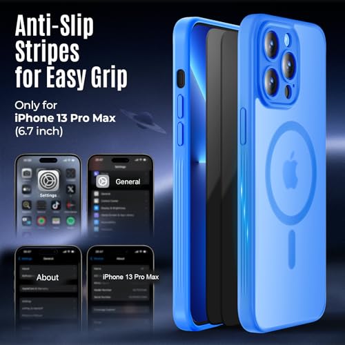 Image of Symcele Designed for iPhone 13 Pro Max Case, Blue