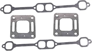 New Exhaust Manifold Gasket kit for Mercruiser 5.0 mpi 5.7 350 Mag Riser Block V8 Replace # 39880
