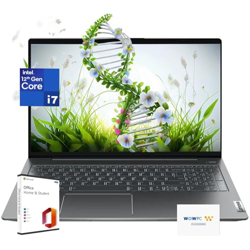 Lenovo IdeaPad Laptop, Intel i7-1255U Processor, 15.6 FHD IPS Anti-Glare...